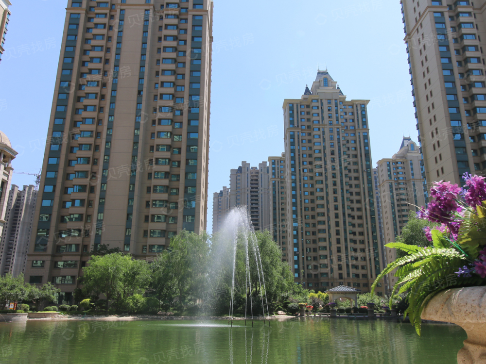 沈陽恒大雅苑水包水真石漆案例